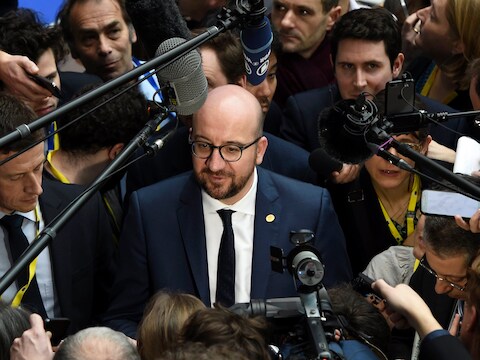 Premier Charles Michel.