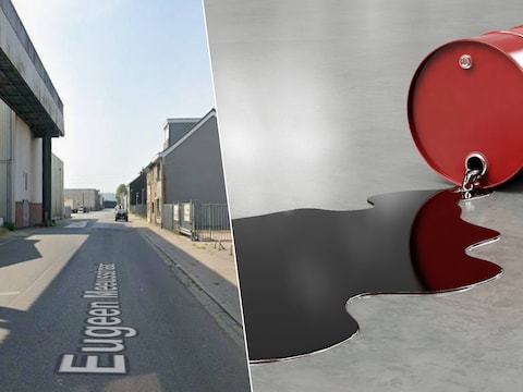In de Eugeen Meeusstraat in Merksem viel een vat met zo’n 250 liter olie van een vrachtwagen. Een deel van de olie kwam in de riolering terecht.