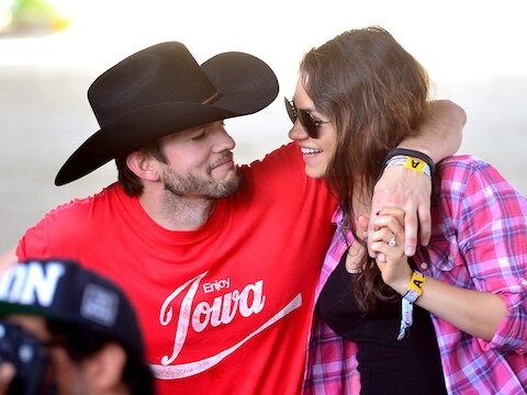 Acteurskoppel Ashton Kutcher en Mila Kunis
