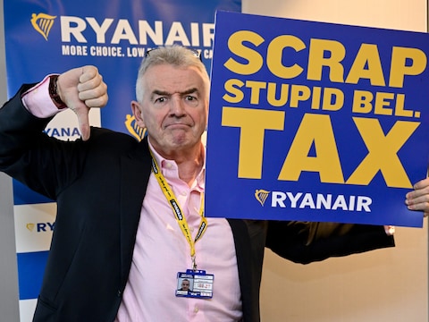 Michael O’Leary, CEO van de Ryanair Group, spuwde eerder dit jaar al zijn gal over de vliegtaks in België.