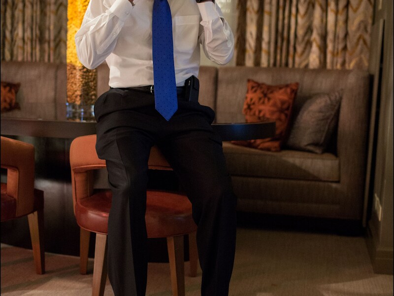 De Amerikaanse president Barack Obama.