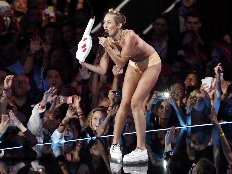 Miley op de VMA's.