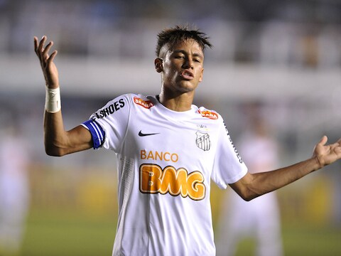 Neymar lijkt op weg naar FC Barcelona.