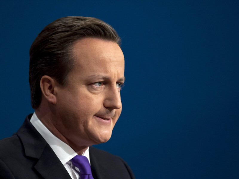 De Britse premier David Cameron.