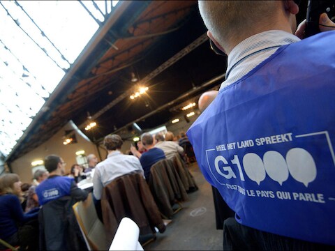 G1000: bescheiden poging tot burgerdemocratie.