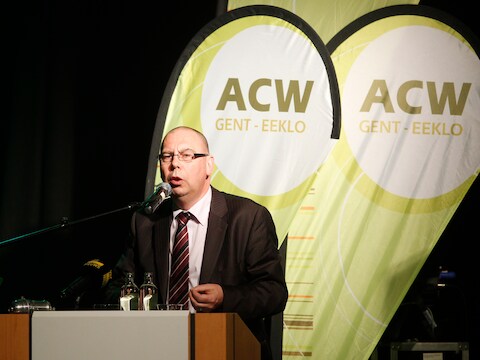Marc Leemans, voorzitter van de ACV.