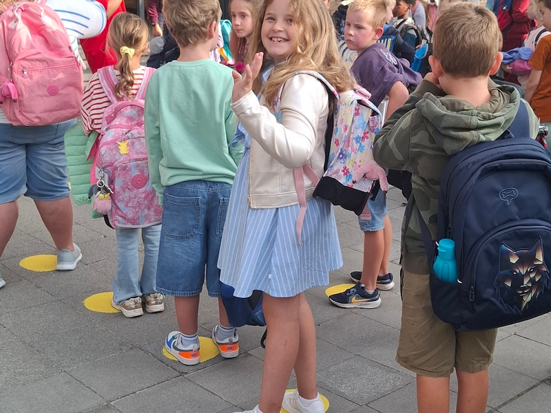 Rosie uit Erembodegem begint vol enthousiasme aan het derde leerjaar