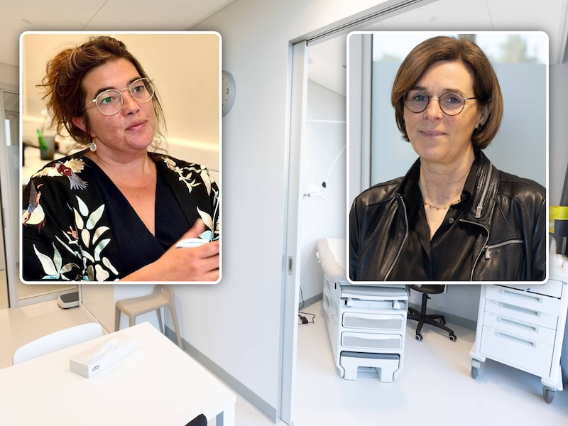 Hannah Van Dingenen (links) en Liesbet Paulissen werken in een Zorgcentrum na Seksueel Geweld.