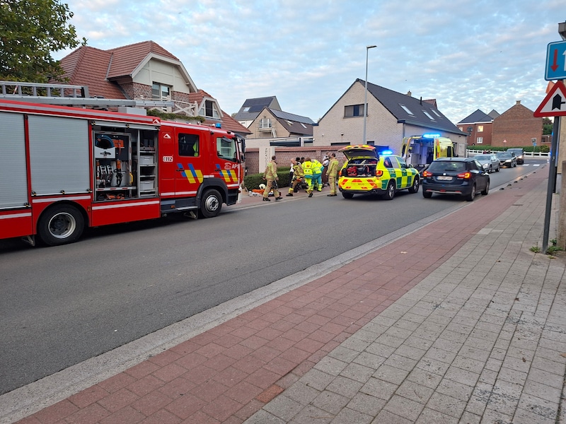 Het ongeval gebeurde op Eiland in Sint-Lievens-Houtem.