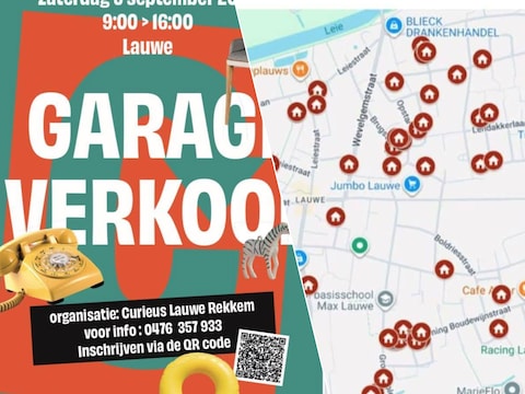 Op zaterdag 5 september openen meer dan mensen hun garage voor de eerste editie van de Garageverkoop