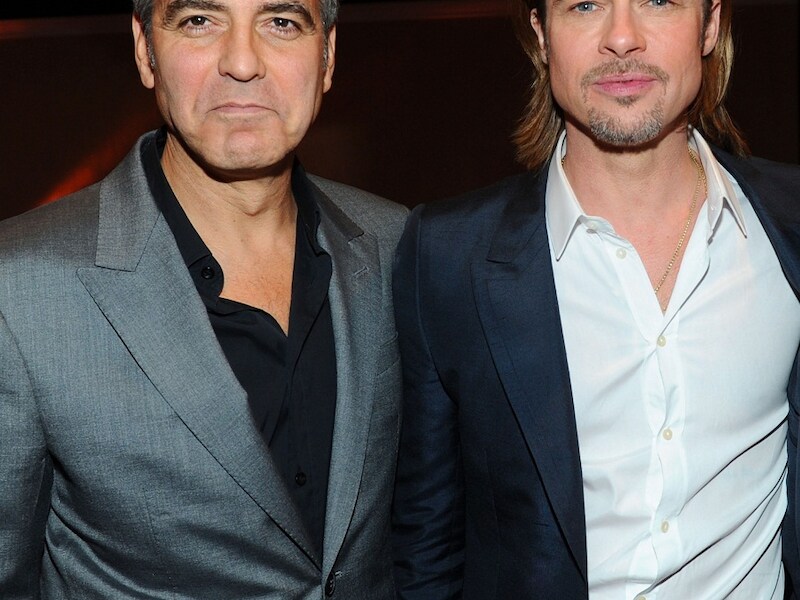 George Clooney en Brad Pitt.
