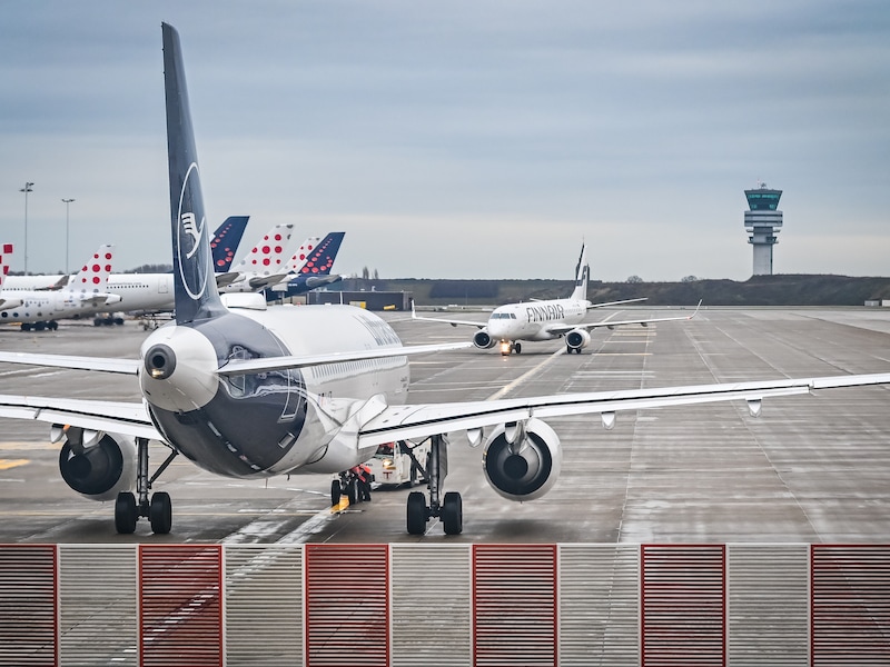 De luchthaven van Zaventem