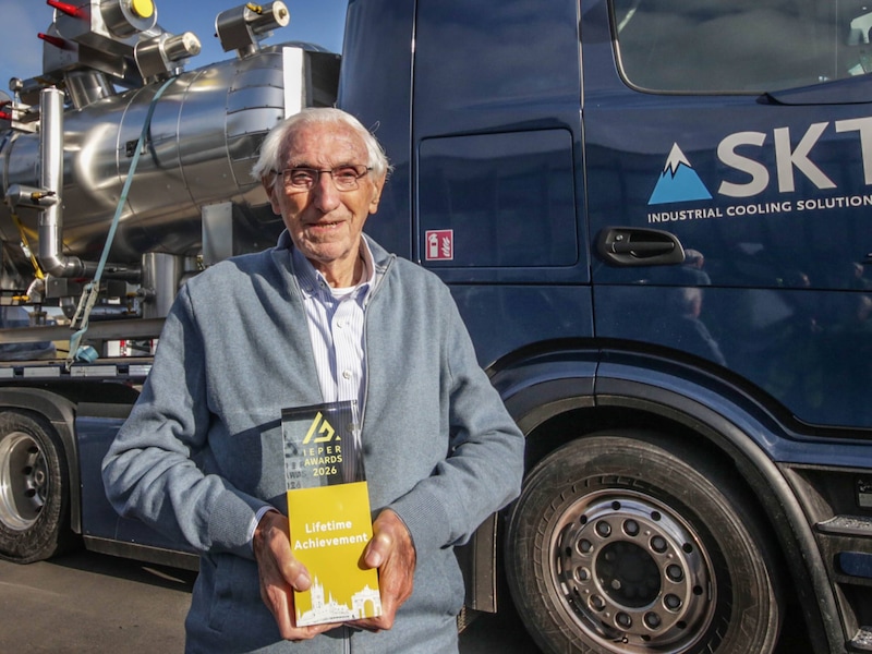 Herman D’hulster mag trots zijn op zijn lifetime achievement award. 