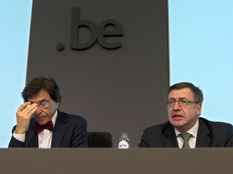 Elio Di Rupo en Steven Vanackere.