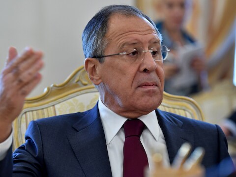 De Russische minister van Buitenlandse Zaken Sergej Lavrov.