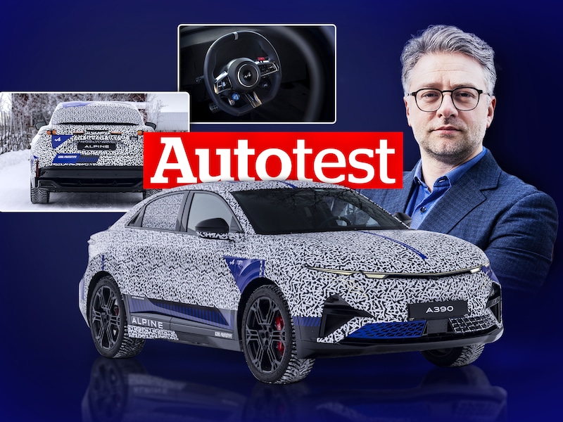 HLN-autospecialist Brecht Vanhaelewyn mocht als eerste de nieuwe, bliksemsnelle Alpine testen.