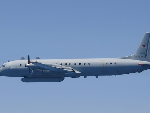 Een Russisch IL-20-vliegtuig. Archiefbeeld.