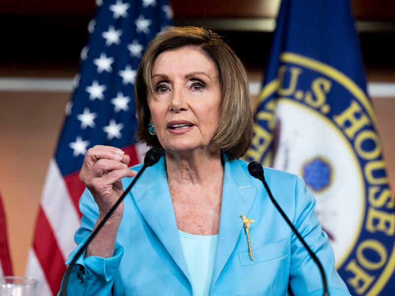 Nancy Pelosi, de Democratische voorzitter van het Huis van Afgevaardigden.