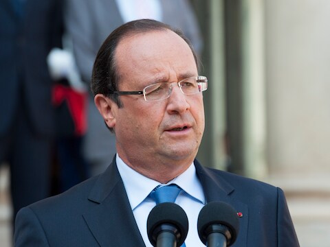 Frans president François Hollande.