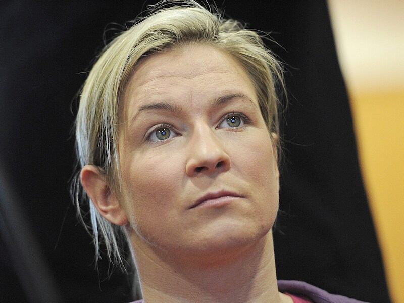 Olympisch schaatskampioene Claudia Pechstein.