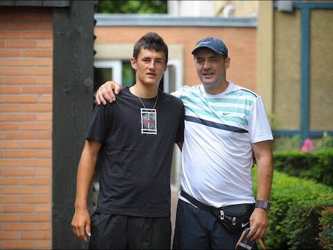 Zoon en vader Tomic