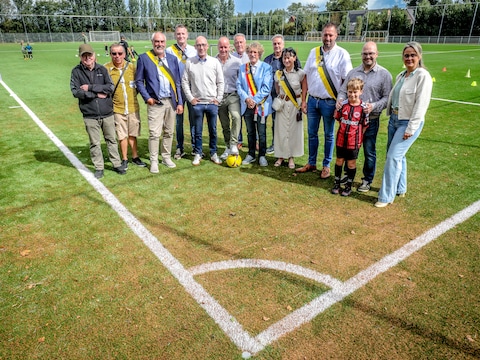 kunstgrasveld te Zerkegem Jabbeke