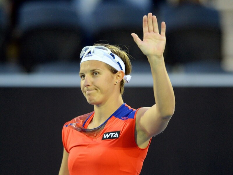 Kirsten Flipkens is natuurlijk ook van de partij.