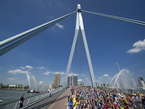 De Tour de France startte voor het laatst in Nederland in 2010. Toen was Rotterdam de startplek.
