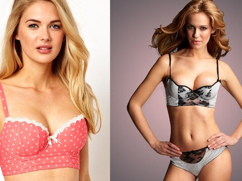 Beha met onderstuk van Freya en Hunkemöller.
