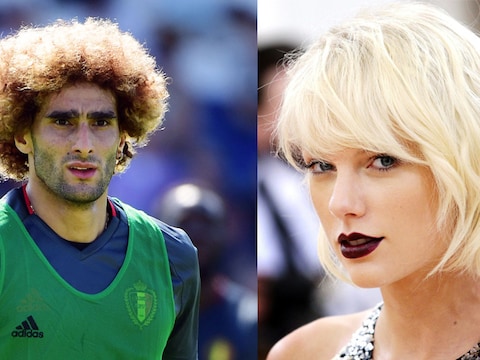 Marouane Fellaini en Taylor Swift gingen allebei recent blond(er).