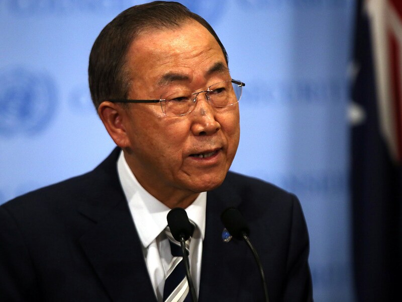 Ban Ki-moon, secretaris-generaal van de VN, zegt zwaar geschokt te zijn door het rapport.