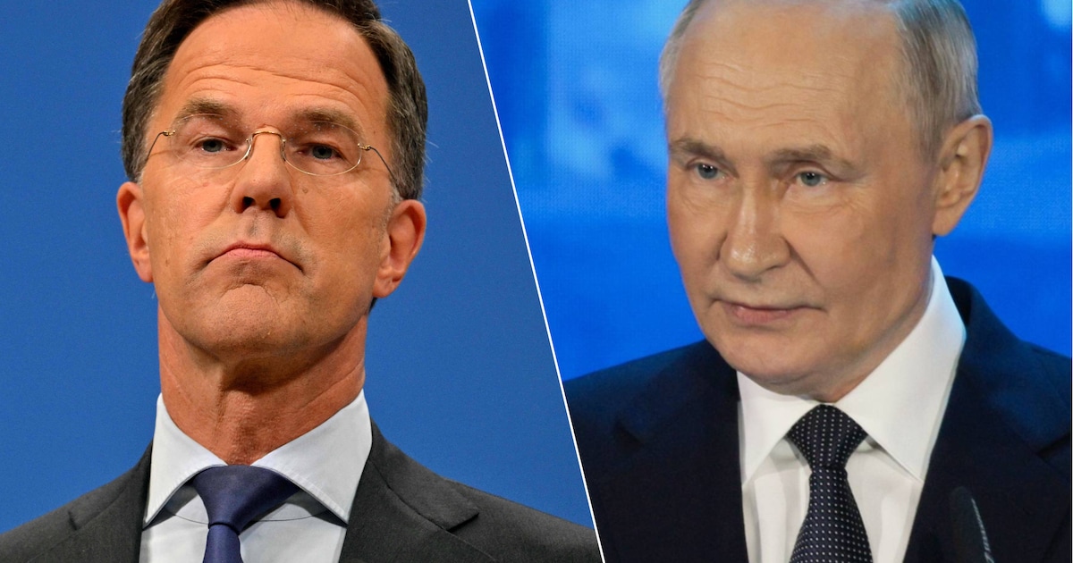 NAVO-baas Mark Rutte roept op om “gekke uitspraken” van Poetin niet ...