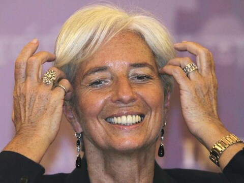 Christine Lagarde.