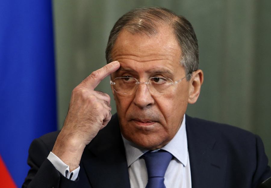 Russisch minister van Buitenlandse Zaken Sergej Lavrov.