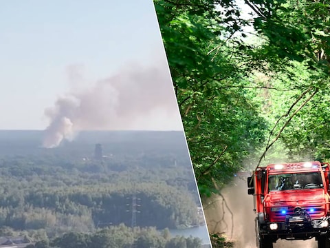 Archiefbeelden: Donderdagavond brak er in Maasmechelen brand uit in het Mechels Bos.