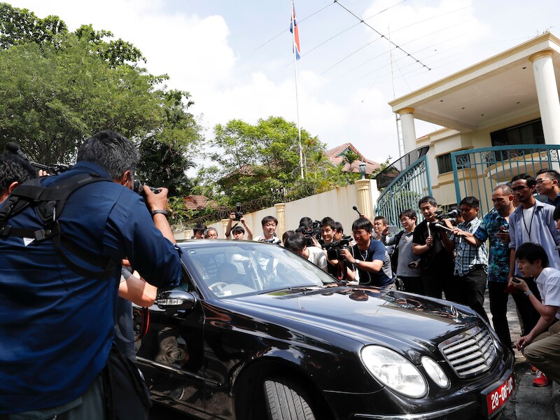 De Noord-Koreaanse ambassade in Kuala Lumpur.