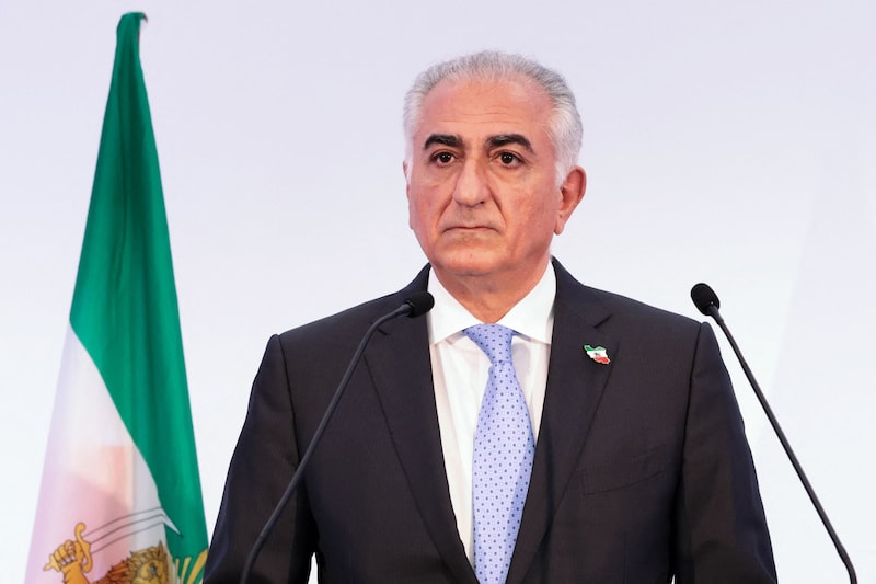 El ex príncipe heredero Reza Pahlavi se ha convertido ahora en líder de la oposición.