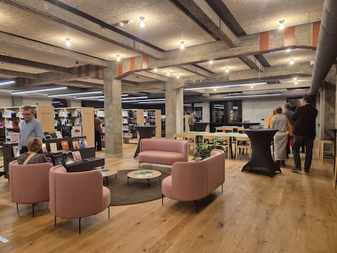 De nieuwe bibliotheek van Ninove.