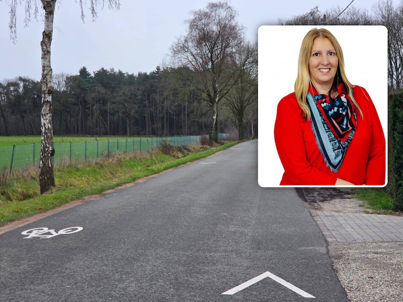 De Vorselmoerweg in Rijkevorsel, Inzet: Leslie Haems van Vlaams Belang Rijkevorrsel