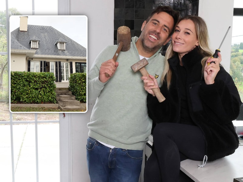 Joren Dumont en Ianthe Tavernier leiden ons rond in hun nieuwe huis: “Ik had nochtans gezworen dat ik nooit meer ging verbouwen”