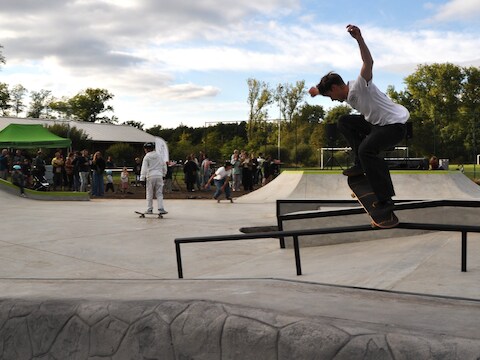 Het skatepark van Bonheiden 