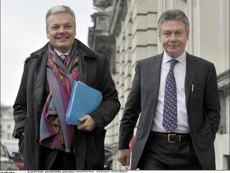 Didier Reynders en Karel De Gucht.