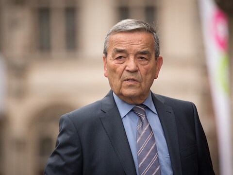 Burgemeester van Leuven Louis Tobback.