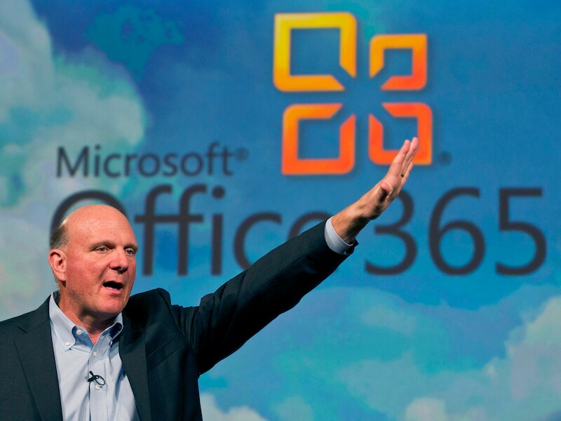 Microsoft-baas Steve Ballmer.