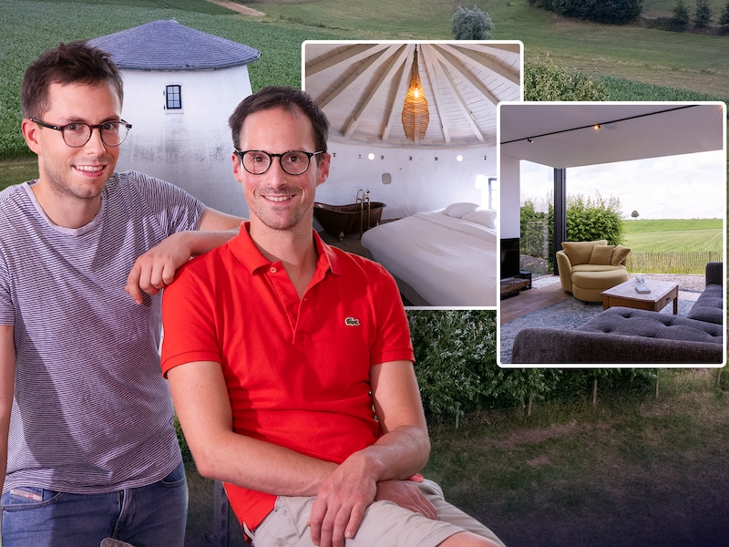 Andreas (35) en Dean (32) kochten een 18de-eeuwse molen in de Vlaamse Ardennen: “We zouden ons nu al geen leven meer zonder kunnen voorstellen”