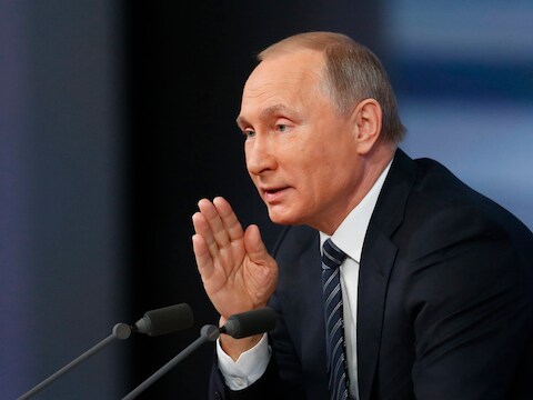 Russisch president Vladimir Poetin.