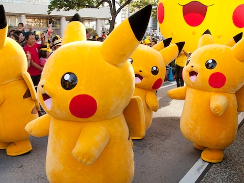 Illustratiebeeld. Een stoet met honderden ‘Pikachu’s’ in Yokohama. (07/08/16) 