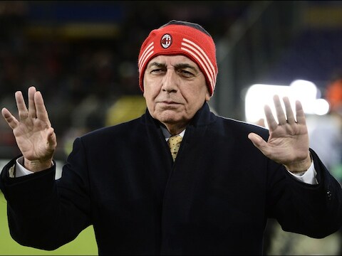 Adriano Galliani, algemeen directeur van AC Milan.