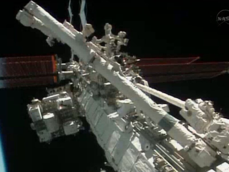 Reparatiewerkzaamheden aan het ISS