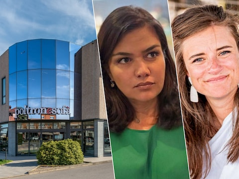 Links een winkel van Poltronesofà. Midden: Cakil Onat van Verhuizingen De Vic. Rechts: Sarah Dockx van Dockx Movers.